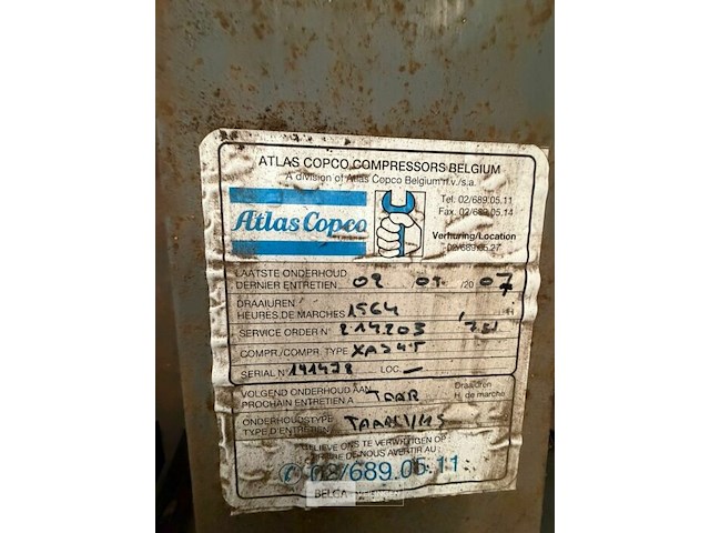 Compressor atlas copco - afbeelding 5 van  8