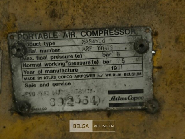 Compressor atlas copco - afbeelding 7 van  8