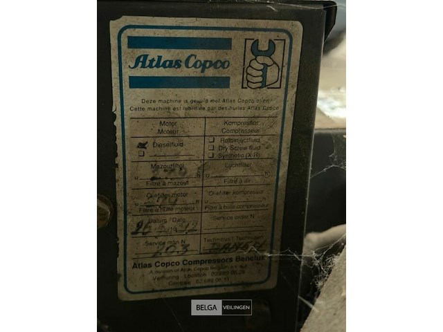 Compressor atlas copco - afbeelding 8 van  8