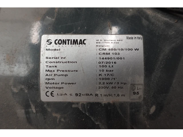 Compressor contimac - afbeelding 4 van  6
