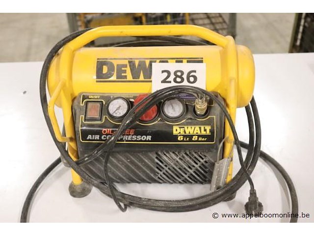 Compressor dewalt dpc6mrc-qs, 6ltr/8bar - afbeelding 1 van  4
