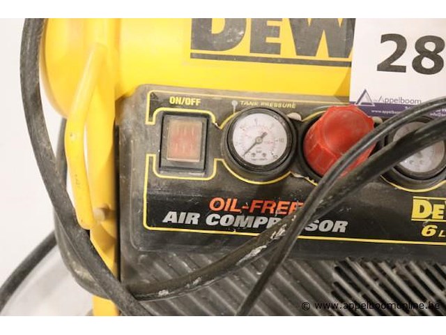 Compressor dewalt dpc6mrc-qs, 6ltr/8bar - afbeelding 2 van  4