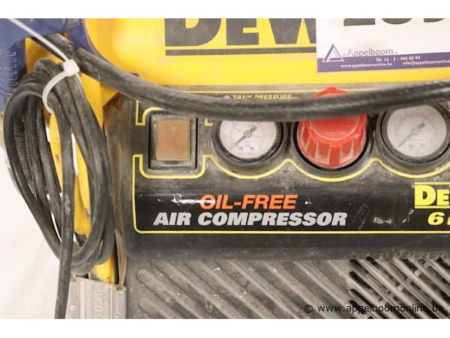 Compressor dewalt dpc6mrc-qs, 6ltr/8bar - afbeelding 2 van  4