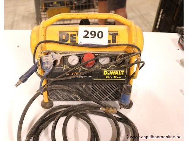 Compressor dewalt dpc6mrc-qs, 6ltr/8bar - afbeelding 1 van  3