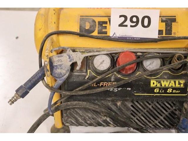 Compressor dewalt dpc6mrc-qs, 6ltr/8bar - afbeelding 2 van  3