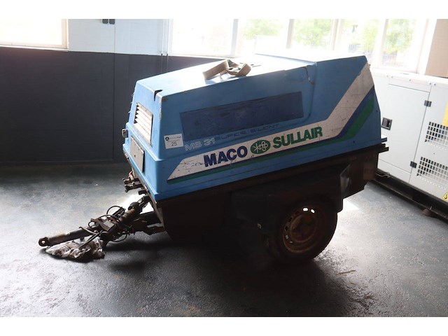 Compressor maco sullair ms31 diesel 26kw - afbeelding 1 van  1