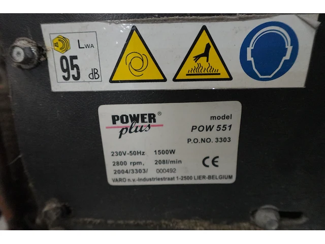 Compressor powerplus - afbeelding 4 van  4