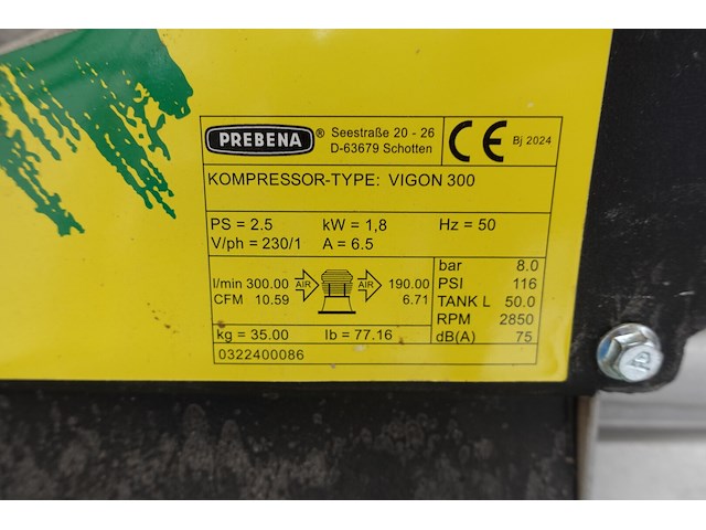 Compressor prebena - afbeelding 2 van  2
