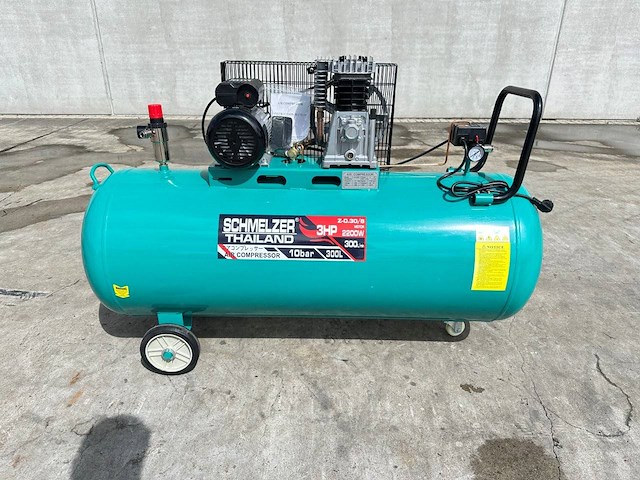 Compressor schmeltzer z-0.30/8 elektrisch 10bar 2025 nieuw - afbeelding 1 van  1