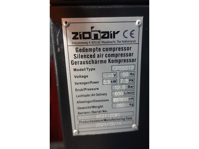 Compressor zidnair & drukvat - afbeelding 6 van  8