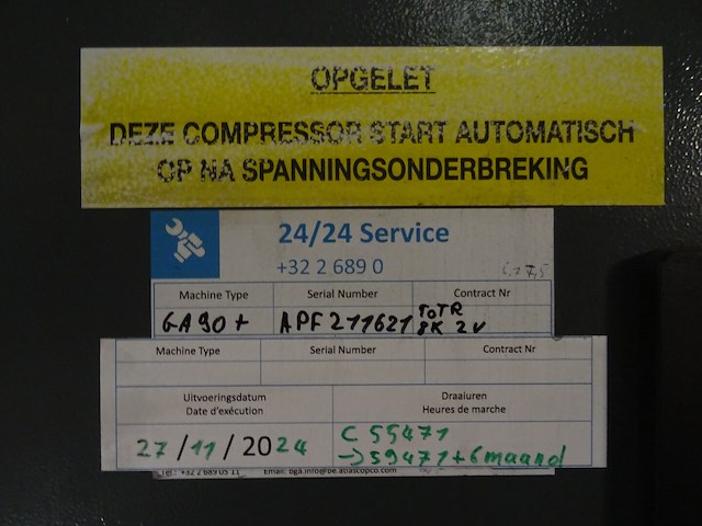 Compressoren atlas copco + 3x drukvat/ 2x droger - afbeelding 3 van  42