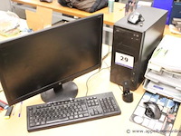 Computer plus scherm hp, paswoord niet gekend - afbeelding 1 van  1