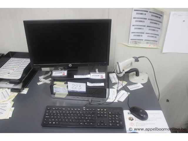 Computer set hp elitedesk, tft scherm hp, werking niet gekend - afbeelding 1 van  2
