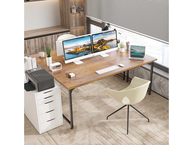 Computerbureau, 160 × 55 cm computerbureau - afbeelding 1 van  6