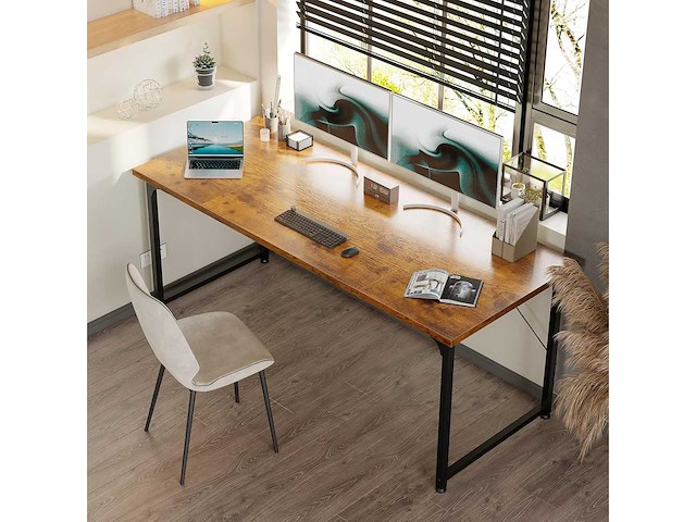 Computerbureau, 160 × 55 cm computerbureau - afbeelding 4 van  6