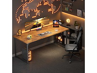 Computerbureau, 160 × 55 cm computerbureau - afbeelding 5 van  6