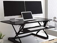 Computerbureau zit-staanwerkplek met hoogteverstelbaar in 119 cm - afbeelding 1 van  10