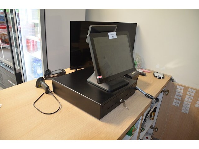 Computerkassa pos terminal t320+ met scanner en printer - afbeelding 2 van  8