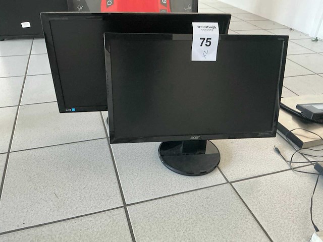 Computerscherm (2x) - afbeelding 1 van  5