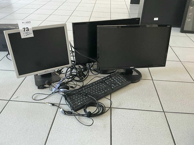 Computerscherm (3x) - afbeelding 1 van  5