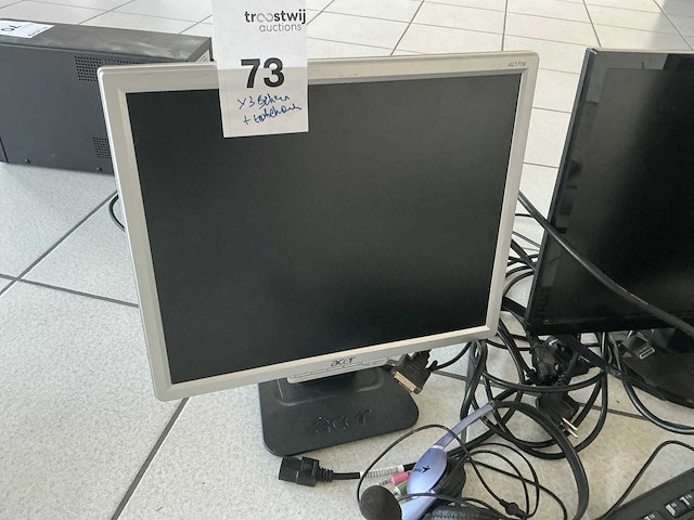 Computerscherm (3x) - afbeelding 4 van  5