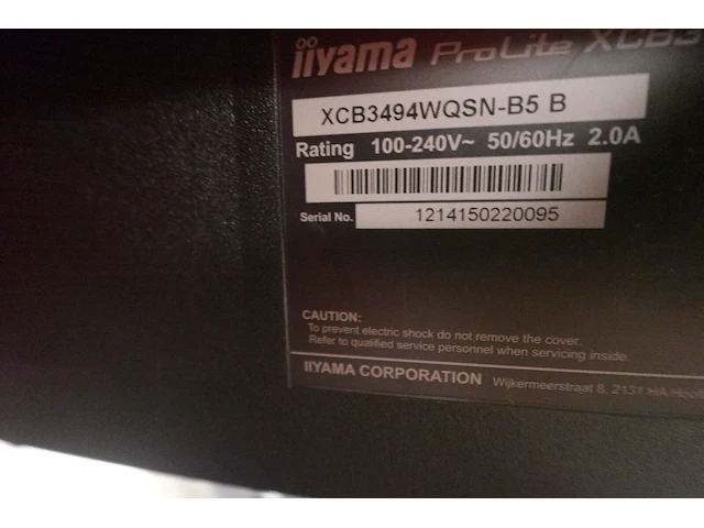 Computerscherm iiyama - afbeelding 4 van  4