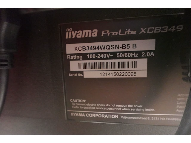 Computerscherm iiyama - afbeelding 4 van  4