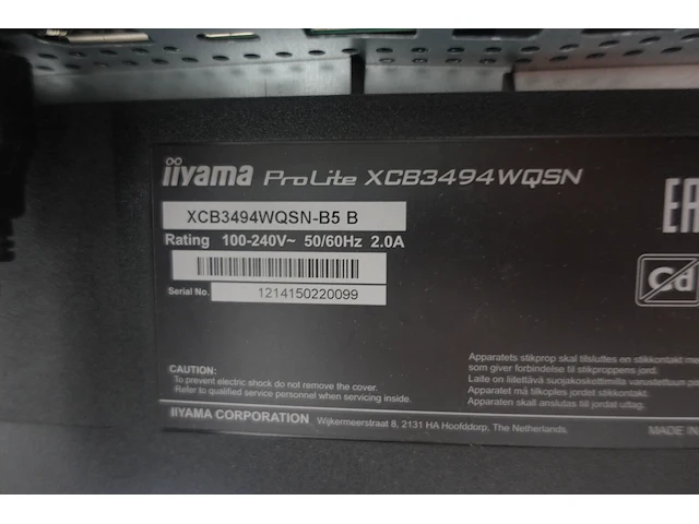 Computerscherm iiyama - afbeelding 3 van  3