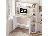 Computertafel met opslag, computertafel met 5 open kluisjes - afbeelding 4 van  5
