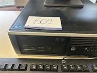 Computerwerkstation hp, intel core i3 processor. werking niet gekend. - afbeelding 1 van  2