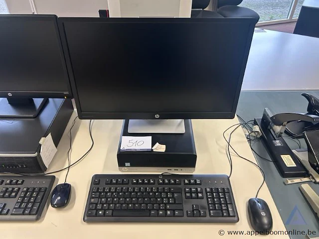 Computerwerkstation hp, intel core i5 8th gen processor, inclusief monitor, toetsenbord en muis. werking niet gekend - afbeelding 2 van  2