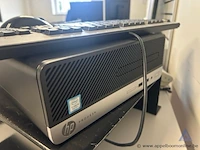 Computerwerkstation hp prodesk, intel core i5 8th gen processor, inclusief monitor, toetsenbord en muis. werking niet gekend. - afbeelding 2 van  2