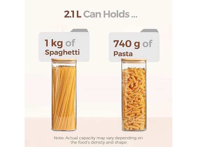 Comsaf glazen voorraadpotten - afbeelding 3 van  4
