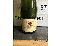 Comte de senneval flessen champagne (12x) - afbeelding 2 van  2