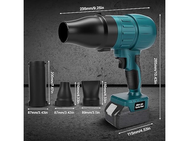 Conblom mini-accu-bladblazer - afbeelding 2 van  6
