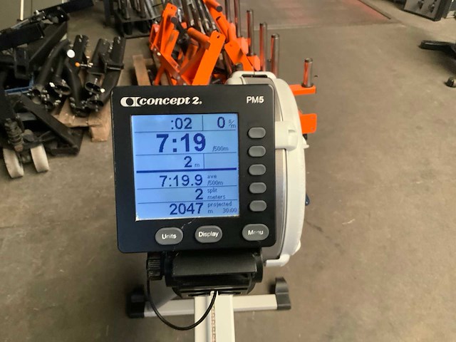 Concept2 model d pm5 roeitrainer - afbeelding 4 van  5