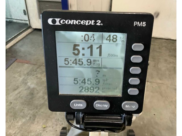 Concept2 model e pm5 roeitrainer - afbeelding 3 van  3