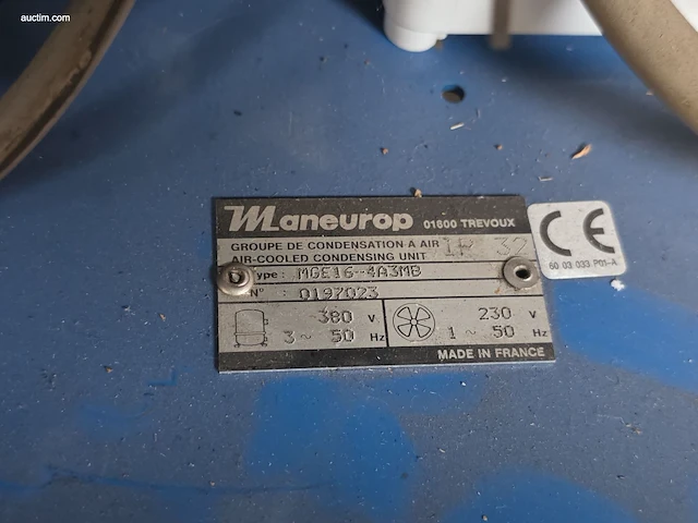 Condensing unit with hermetic compressor maneurop... - afbeelding 4 van  5