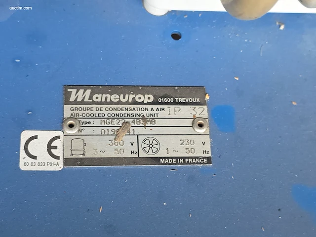 Condensing unit with hermetic compressor maneurop... - afbeelding 3 van  4