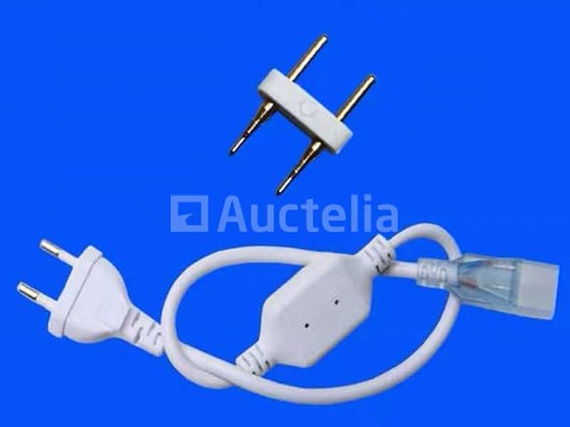 Connectoren voor neon led strip -monochroom (x10) - afbeelding 1 van  4