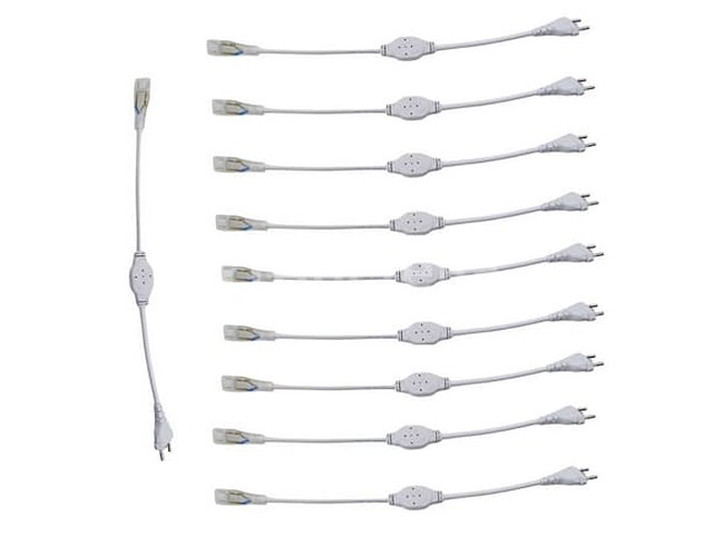 Connectoren voor neon led strip -monochroom (x10) - afbeelding 4 van  4