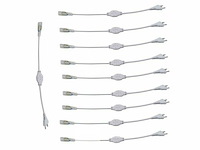 Connectoren voor neon led strip –monochroom (x10) - afbeelding 3 van  5