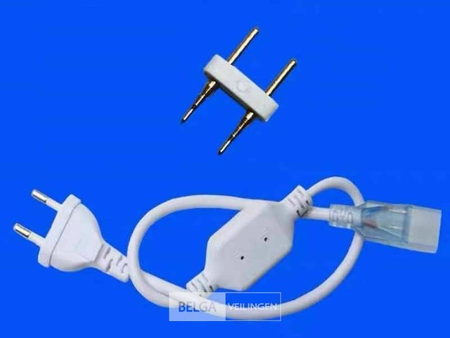 Connectoren voor neon led strip –monochroom (x10) - afbeelding 4 van  5