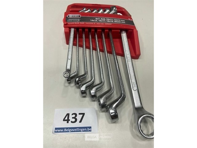 Connex 8 delige ring-sleutelset - afbeelding 1 van  3