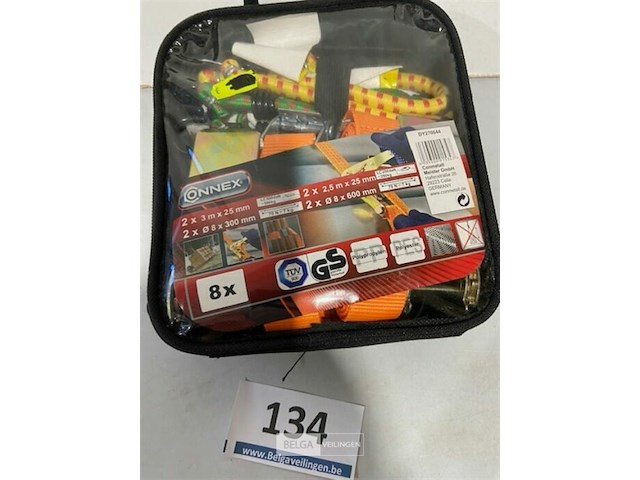 Connex 8 delige set spanbanden en bagaedragers - afbeelding 3 van  3