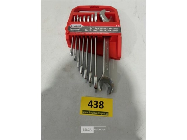 Connex 8 dlg steeksleutelset - afbeelding 1 van  3