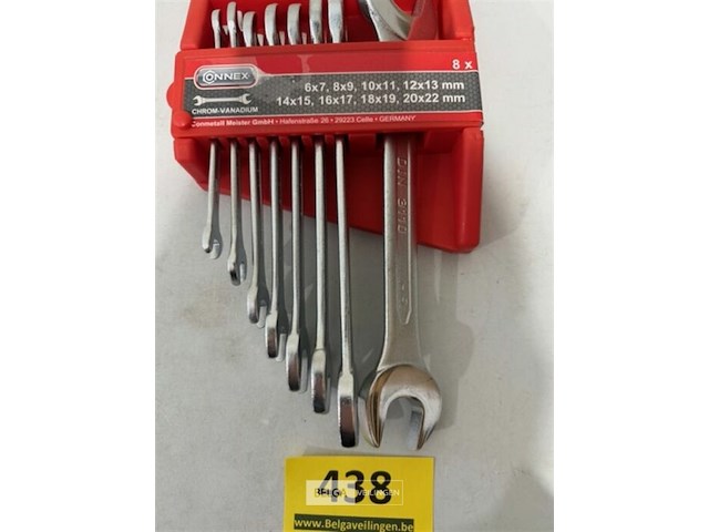 Connex 8 dlg steeksleutelset - afbeelding 3 van  3