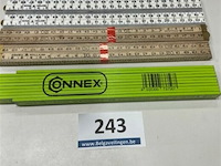 Connex vouwmeter 1x 2 meter en 4x 1meter - afbeelding 1 van  3