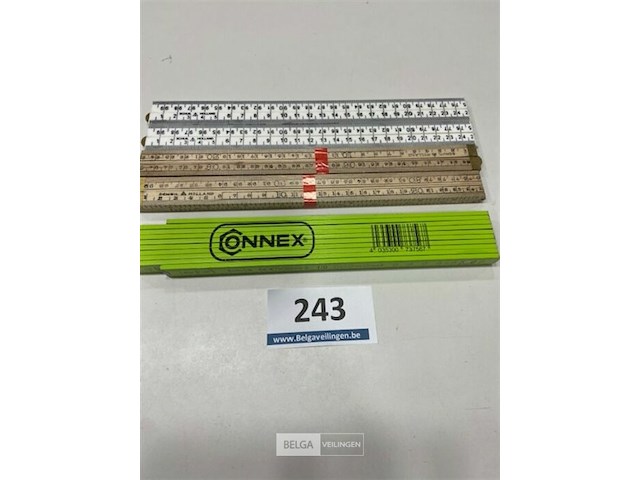 Connex vouwmeter 1x 2 meter en 4x 1meter - afbeelding 2 van  3