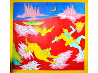 Conrad vogel - crossing the belawares - acryl op doek - 230x195 cm - afbeelding 1 van  4